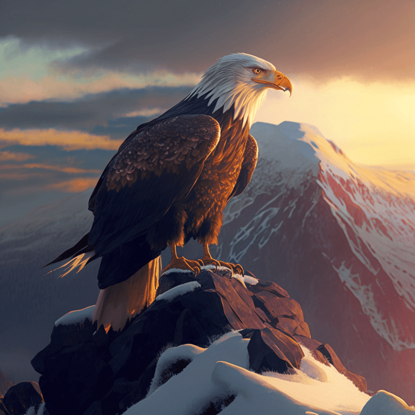 Eagle generated by AI